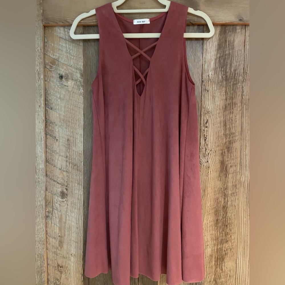 Mod Ref Rose/ Mauve Velvet Dress